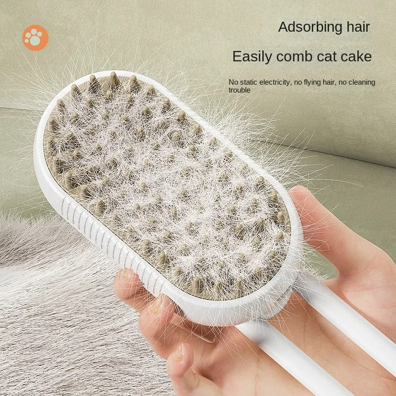 SteamyPaws™ 3-in-1 Grooming Brush