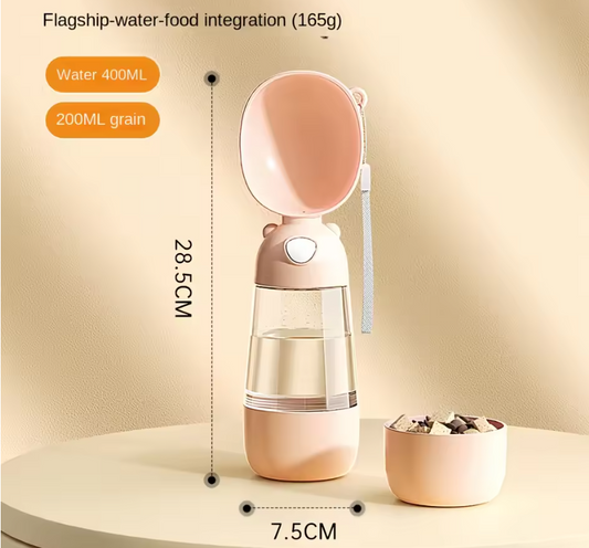 PawGo™ 2-in-1 Pet Water Bottle &amp; Food Container