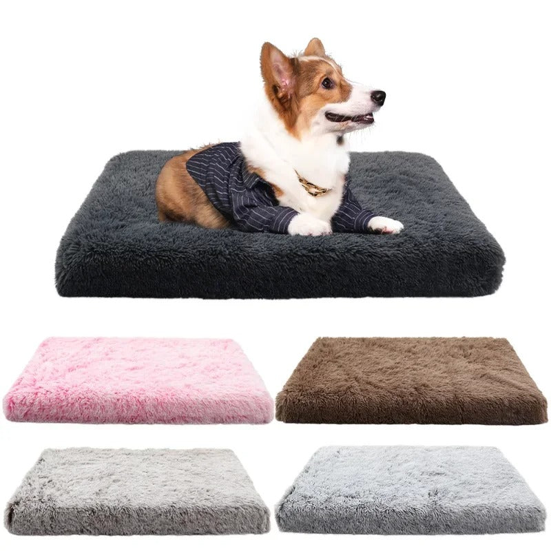 PlushPaws™ Removable Soft Calming Pet Bed Mat for Dogs &amp; Cats