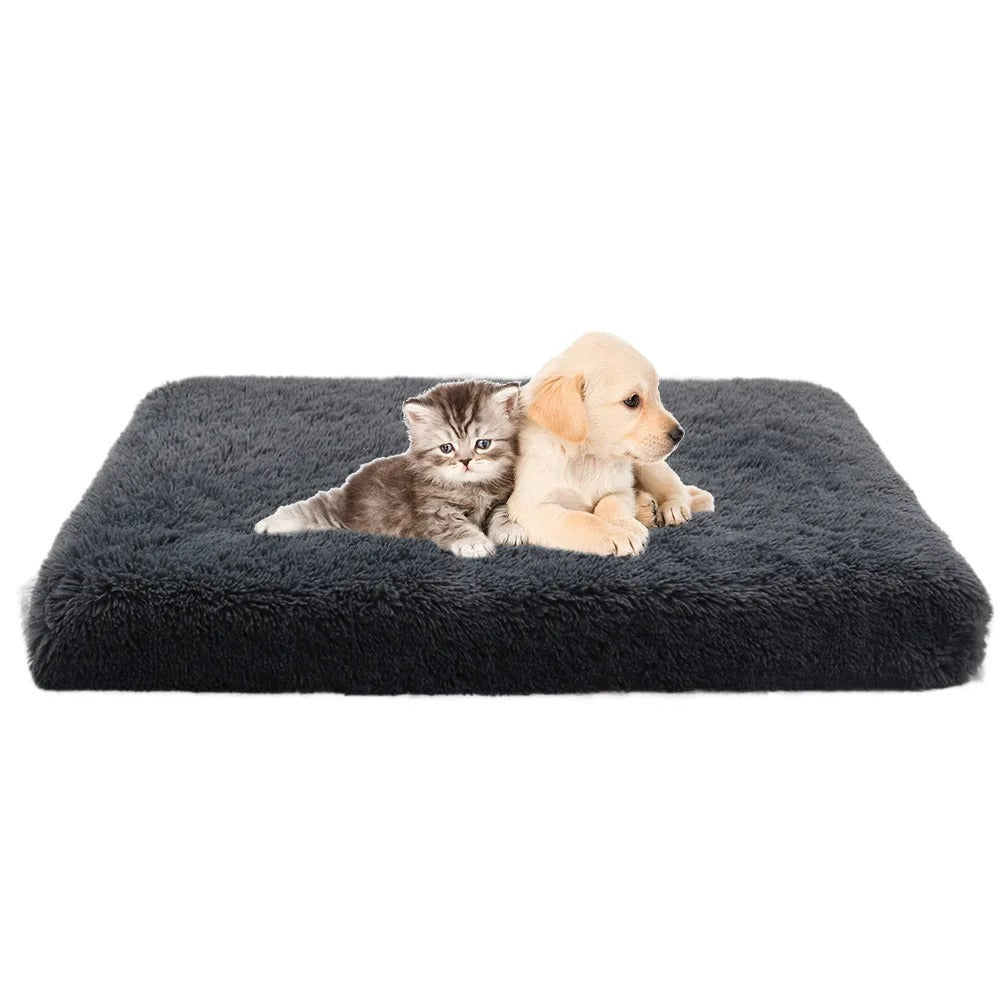 PlushPaws™ Removable Soft Calming Pet Bed Mat for Dogs &amp; Cats